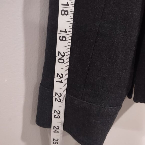 Zara Cropped Blazer Charcoal Size Medium - Picture 7 of 9